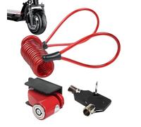 Candado antirrobo para scooter eléctrico de 5,5 x 4,3 x 2,3 cm, bloqueo de freno de disco, antirrobo, construcción de acero de aleación, dispositivo de seguridad resistente al agua para moto