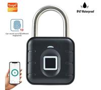 Candado Antirrobo Tuya Smart Bluetooth con Huella Dactilar o Contraseña