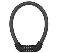 Candado Bici Candado de combinación bicicleta, candado antirrobo Universal con código 5 dígitos for montaña, seguridad for motocicleta y Scooter(Black 17.2x570mm)