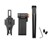 Candado Bicicleta Antirrobo Faltable de 85cm - Candado de Combinación 4 Dígitos, de Aleación Resistente, Ligero y Seguro para E-Bike y Moto