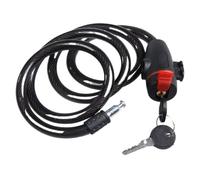 Candado Bicicleta Candado Universal antirrobo for bicicleta de montaña y carretera, candado con cadena alambre acero for casco motocicleta, plegable for patinete eléctrico