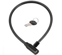 Candado bicicleta moto patinete eléctrico de cable con llaves acero 60 cms candado bici antirrobo moto candado bicicleta antirrobo cadena bicicleta antirrobo moto