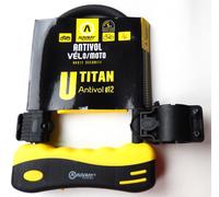 Candado Bicicleta/Motocicleta AUVRAY U Titan + 2 Llaves 165 X 245 Ø 12 Hi Ru New