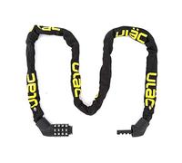 Candado Bicicleta Scooter Patinete Moto Alta Seguridad 5mm Acero Funda Nylon 100cm Antirrobo Fácil Transporte Nivel 5 Resistente Cortes Tensiones Colores Modernos Urbano (Combinación, Negro)