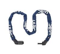 Candado Bicicleta Scooter Patinete Moto Alta Seguridad 5mm Acero Funda Nylon 100cm Antirrobo Fácil Transporte Nivel 5 Resistente Cortes Tensiones Colores Modernos Urbano (Combinación, Azul Marino)