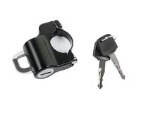 Candado Cadena 4 candados para Casco, candado para Bicicleta eléctrica, Motocicleta, función de fijación antirrobo Universal, Gancho para Manillar, Sombrero Candado Disco(Model 1)