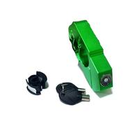 Candado Cadena Cerradura de Manillar de Motocicleta, Barra de tracción de imitación sólida, envío de Seguridad Candado Disco(Green)