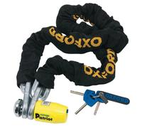 Candado Cadena Oxford Patriota 12mm Chainlock -1.2mtr Negro/amarillo