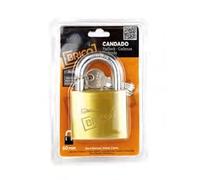 Candado - candado de arco normal de 40 mm, fabricado en acero, con doble cerradura, ideal para seguridad en puertas y vallas.