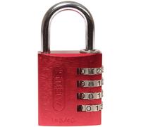 Candado Combinado De Aluminio ABUS 48829 145/40 40mm Rojo