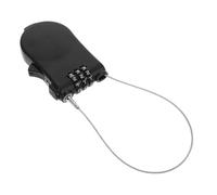 Candado Combinado Retráctil para Bicicleta Eléctrica y Mochila Negro | Cable de Acero, Portátil y Ligero, ABS E Hierro, Protección Versátil Dígitos Ajustables