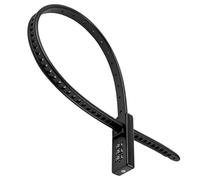 Candado con 56 cm Cable, Candado de cable antirrobo, cerradura de combinación digital, Candados de Seguridad de Cable Acero Flexible, apto para bicicleta, armario, casco