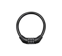 Candado con código, Candado de cable de freno de disco for motocicleta con código de 4 dígitos, aleación de zinc, PVC multicolor(Black)