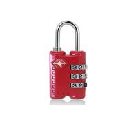 Candado con combinación de 4 dígitos for dormitorio, candado for viajes al aire libre, cerradura codificada de seguridad for maletas y equipaje, 1 unidad(Red-9)