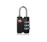 Candado con combinación de 4 dígitos for dormitorio, candado for viajes al aire libre, cerradura codificada de seguridad for maletas y equipaje, 1 unidad(Black-9)