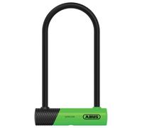 ABUS Candado 410K Ultra para bicicleta y scooter eléctrico, práctico y robusto candado para bicicleta con práctico soporte para transporte, accesorio para bicicleta, variante 150HB230, color verde