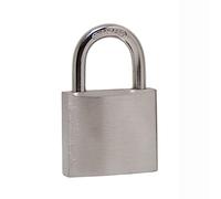 Candado con llave de acero inoxidable,Cerradura puerta seguridad antirrobo y a prueba óxido,Ancho 30 mm40 mm50 mm60 mm,3 llaves(50x76mm)