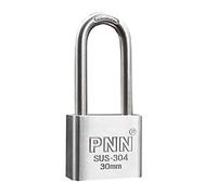 Candado con llave impermeable y a prueba de herrumbre for exteriores, 1 llave, ancho 30 mm, 40 mm, 50 mm, 60 mm, cerradura for exteriores, cerradura de seguridad for garaje, contenedor(50x38mm)