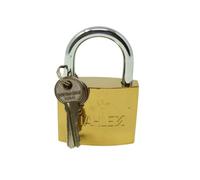 Candado de 63 mm - Candado resistente y seguro. Ideal para bolsos, armarios, puertas y más. | Seguridad fiable | Fácil instalación