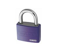 Candado De Aluminio ABUS T65AL/40mm Violeta Con Llave Igual 6401 AB