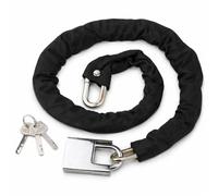 Candado de bicicleta antirrobo con llave, Candado de cadena con llave, Soporte bicicletas de carretera, Cadena para bicicletas, Cadena de acero, Motos, Scooter, Con 8 mm de grosor