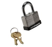 Candado de bicicleta con llave de acero laminado Kryptonite, cerradura de seguridad resistente de 44mm para valla de puerta de bicicleta