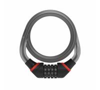 Zefal C9 Code Candado Espiral, Negro, Única