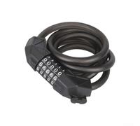 Candado de bicicleta resistente de 1,8 m con código de 5 dígitos, cable de acero grueso antirrobo para bicicletas de montaña y bicicletas eléctricas para asegurar tu viaje (1,2 m)