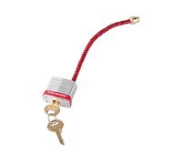 Candado De Bloqueo Master Lock Con Cable De Acero Trenzado Flexible MLKS7C5RE