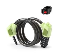 Candado De Cable Bicicleta 5 Dígitos Resistencia Código Bicicletas Candado Combinación Reiniciable Seguridad Antirrobo