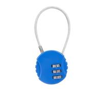 Candado de cable de combinación para mochila, antirrobo, cable de 13 cm, candado de casco de 3 dígitos, cerradura multifuncional para bolsa