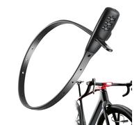 Candado de cable de combinación, reutilizable, correa de número compacta, cable antirrobo multiusos para bicicletas, puerta, equipaje, congelador, cochecito, bolsa de gimnasio, taquillas de esquí