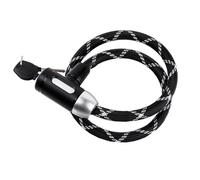 Candado de cable para bicicleta, antirrobo, impermeable, bloqueo de bicicleta portátil a prueba de óxido para viajes por carretera, motocicleta, scooter, montaña, sendero, escuela, playa, viajes
