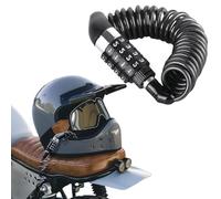Candado de Cable para Casco,Candado Bicicleta,Cadena Bicicleta Antirrobo de Cinc,Candados Para Bicicletas,Candado Casco Moto,Mini Antirrobo Bloqueo,para,Scooters, Cascos,Bici