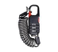 Candado De Cable Retráctil: Cierre Código Reiniciable 3 Dígitos, Hardware Seguridad Compacto Para Equipaje, Correa Antirrobo Exteriores | Accesorio Protección Versátil Mochila Viaje, Cerrojo Casco