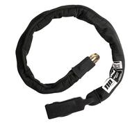 SEATY LOCK CANDADO SEATYLOCK Cadena Viking Light Lock 110X7CM Negro Accesorios y recambios bicis, Unisex-Adult