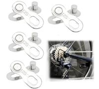 Candado de cadena de 12 compartimentos, 4 pares de cadena SRAM de 12 velocidades, eslabones de cadena de bicicleta, eslabones de bicicleta, cierre de cadena de acero, cadena de 12 velocidades para 6-7
