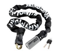 Candado de cadena para bicicleta Kryptonite Kryptolok 915 de 1,5 m de largo, resistente, antirrobo, dorado, seguro, con llaves para bicicletas, m