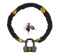 Candado de Cadena Yale para Bicicleta 1,1 m con Llave y Cerradura de Titanio Oro