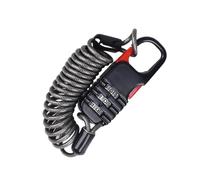 Candado de casco con combinación de 3 dígitos Cable retráctil antirrobo portátil Seguridad para cochecito, código reiniciable Cable de scooter para motocicleta | Equipaje Portabicicletas Mochila