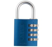 Candado de combinaci n reiniciable ABUS 145/40 C de 40 mm con 4 diales, color azul