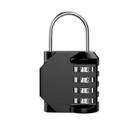 Candado de combinación - Candados de seguridad de aleación de zinc, Cerradura combinada para puerta exterior | Candado de puerta con cerradura de combinación de equipaje de cuerpo sólido con código, c