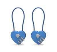 Candado de Combinación de 3 Dígitos UP Security, Candado de Cable con Código, Candado Pequeño con Combinación y Cable, para Equipaje, Maletero, Taquilla de Gimnasio, Cremallera de Mochila, Taquilla