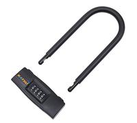 Candado de Combinación de 4 Dígitos, KATSU Profesional 166mm Grillete Extra largo Candado de Bicicleta, Candado de Seguridad en Forma de U 502425