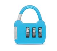 Candado de combinación de aleación de zinc de 3 dígitos para gimnasio, escuela, taquilla de personal, armario, maletín, mochila, valla al aire libre y cerrojo, ligero y para seguridad duradera en rojo