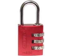 Candado De Combinación De Aluminio ABUS 46578 145/30 30mm Rojo