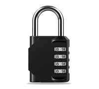Candado de combinación de seguridad con 4 numerico Candado pequeño Impermeable Adecuado para taquilla gimnasio, eqipaje,maleta viaje y otras taquillas