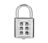 Candado de combinación, mini candado digital de 6 dígitos con código de bloqueo de contraseña, unidad reajustable, combo de candado Gara Lock para maleta, almacenamiento