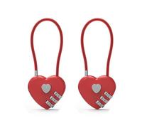 Candado de Combinación Pequeño UP Security, Candado de Cable con Combinación, Candado Bonito con Números, Candado de Cable para Equipaje, Maletero, Taquilla de Gimnasio, Cremallera de Mochila, Bolsa