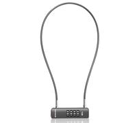 Candado de Combinación UP Security para Bicicleta, Candado de Cable de 4 Dígitos para Puerta, Scooter, Equipaje de Viaje, Candado de Alambre Fino para Taquilla, Refrigerador (Cable de 60cm, Gris)